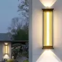 Outdoor Minimalist Long Strip LED Wall Lamp up & down CCT 3000K IP65 PS-00