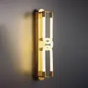Industrial Style Chained Modern Wall Light – Antique Gold LED Sconce HX-WLO-89