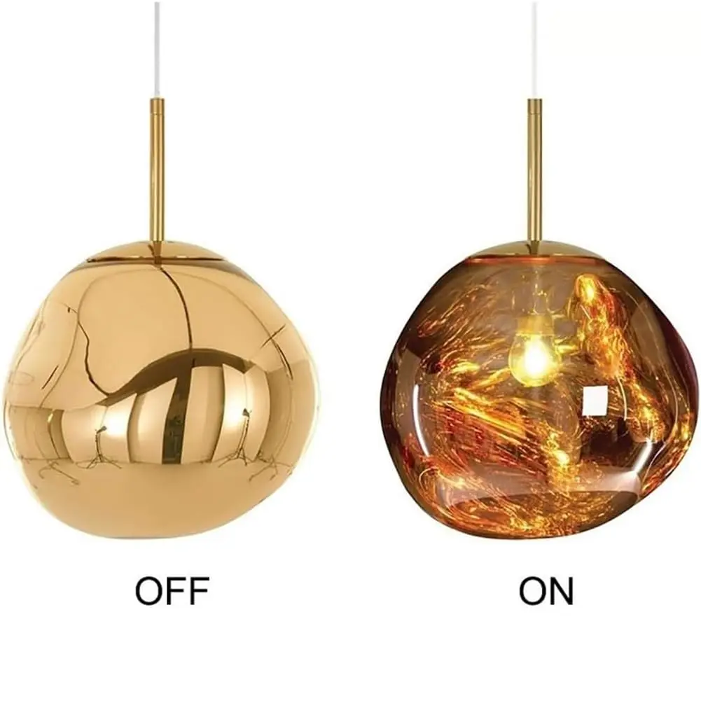 Crystal & plastic - Ball chandalier-PL-G-18-GOLD - 18cm