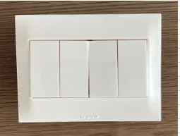 Switch socket 4 Gang 2 Way-LE GRAND 