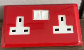  Twin/double switch socket - LE GRAND-RED 