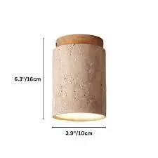 Travertine & wood canopy original - BD-8066