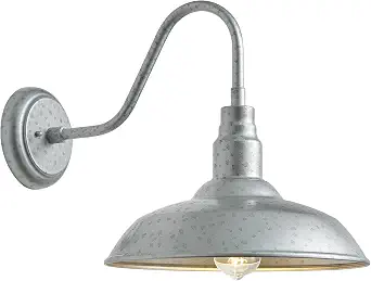 Modern Barn Lights Galvanized Wall Lantern Metal Sconce Light HS44126-DN-S-59
