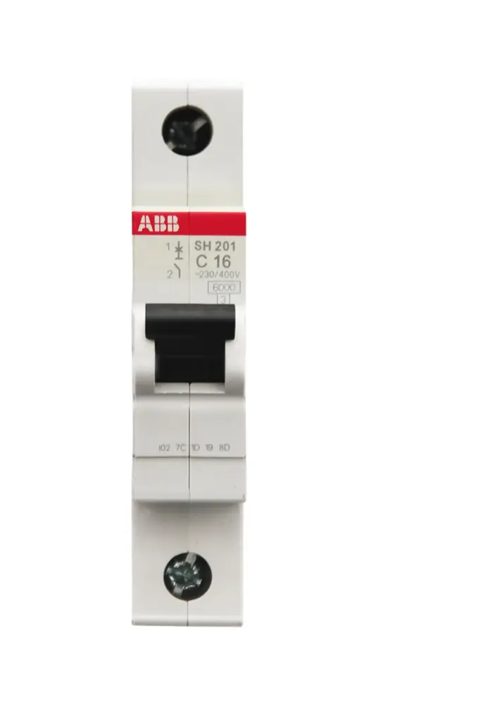 Single Pole ABB MCB SH201-C16 