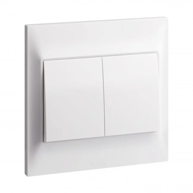 2 Gang 1 Way Switch Legrand