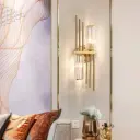 New Design Modern Sconce Porch Metal Material Golden Color Wall Lamp HQ-A77