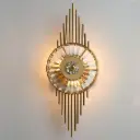 Contemporary Scandinavian Round Metal Crystal 3-Light Wall Sconce Lamp  HQ-A76
