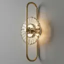 Decart Modern Wall Light with Glass Ring Center | Indoor Use Only | Metal Wall Mount Accent Light Fixture | 3 Color LED Decorative Wall Lamp HQ-A71