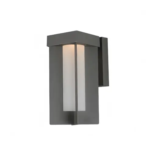 Minimalist Outdoor Modern Square Frosted Glass LED Wall Lamp  Warm White Waterproof IP65 Aluminum HS5009-UP-S