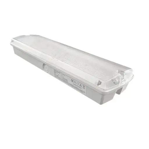 Eterna Emergency LED Bulkhead With Adhesive Exit Sign 