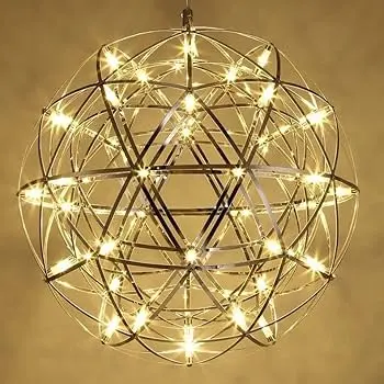 Ball Chandelier Gold - 32cm