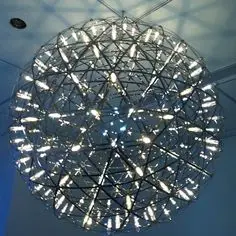 Ball Chandelier Silver - 40cm