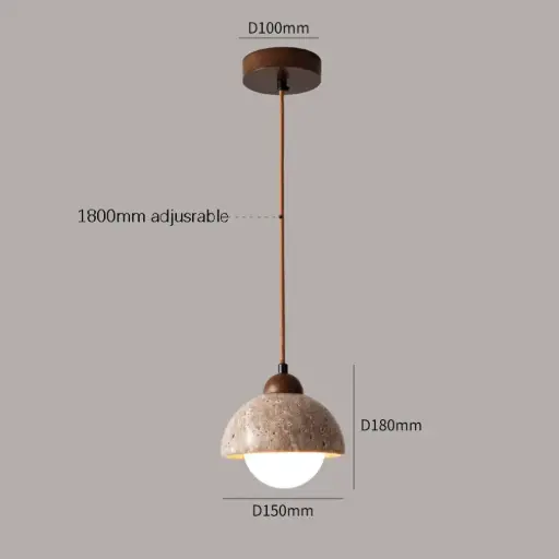 Travertine & wood BD-3