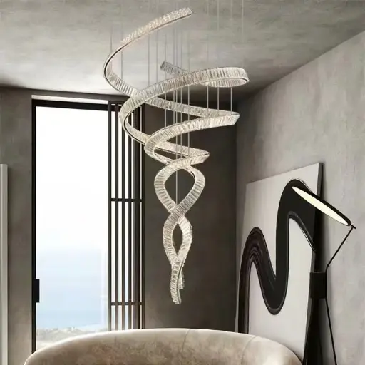 stainless steel & 7.6 cm glass strip S6100-120